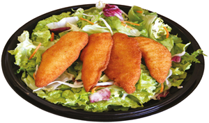 Bild von Backhendl Salat